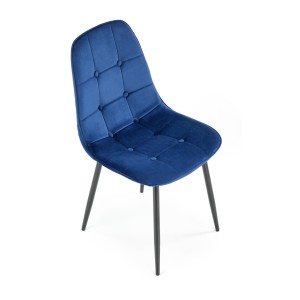 K417 krzesło granatowy velvet