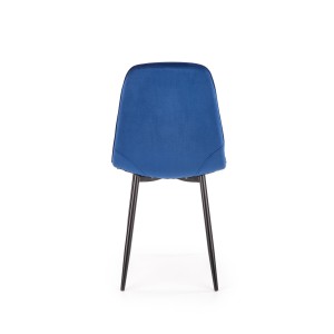 K417 krzesło granatowy velvet