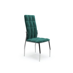 K416 krzesło ciemny zielony velvet