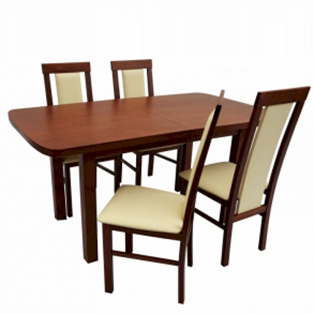 Stół STF12 + 4 krzesła KT30 (zest. DM4)