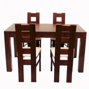 Stół STF40/1 + 4 krzesła KT39 (zest. DM5)