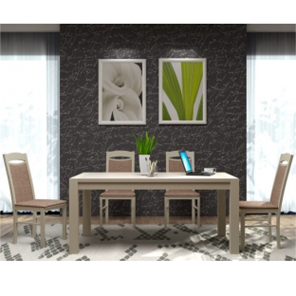 Stół STF40/1 + 4 krzesła KT04 (zest. DM22)