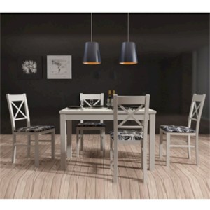 Stół STL62/0 + 4 krzesła KT22 (zest. DM15)