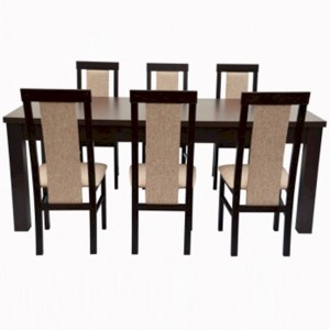 Stół STF64/3 + 6 krzeseł KT30 (zest. DM10)