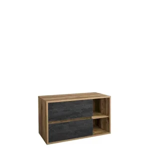 Szafka pod umywalkę Hampton Concrete 82-100 BL