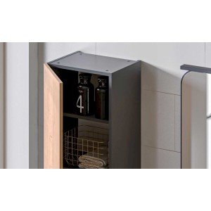 Szafka z lustrem 3D Monako Grey