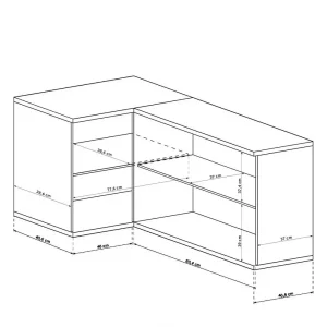 Komoda Narożna Cali C12
