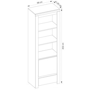 Lingo Regał Otwarty 1d1s