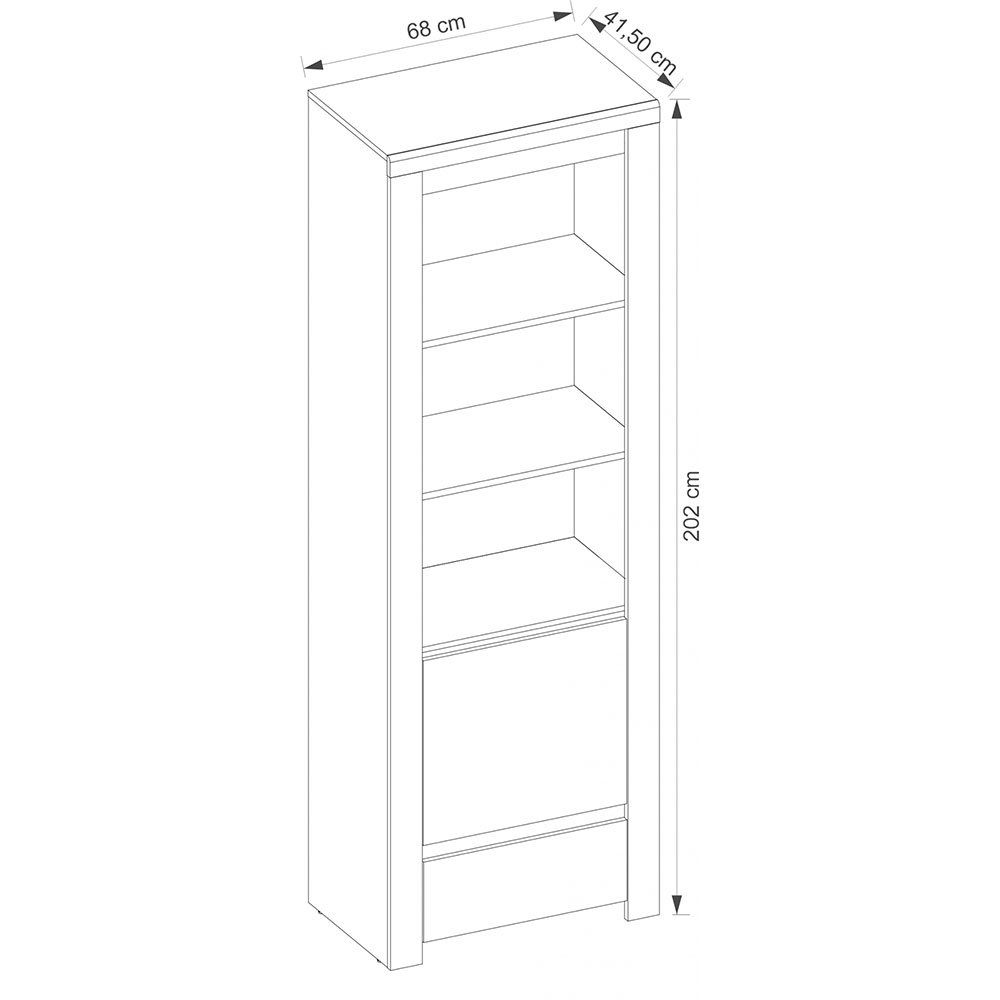 Lingo Regał Otwarty 1d1s