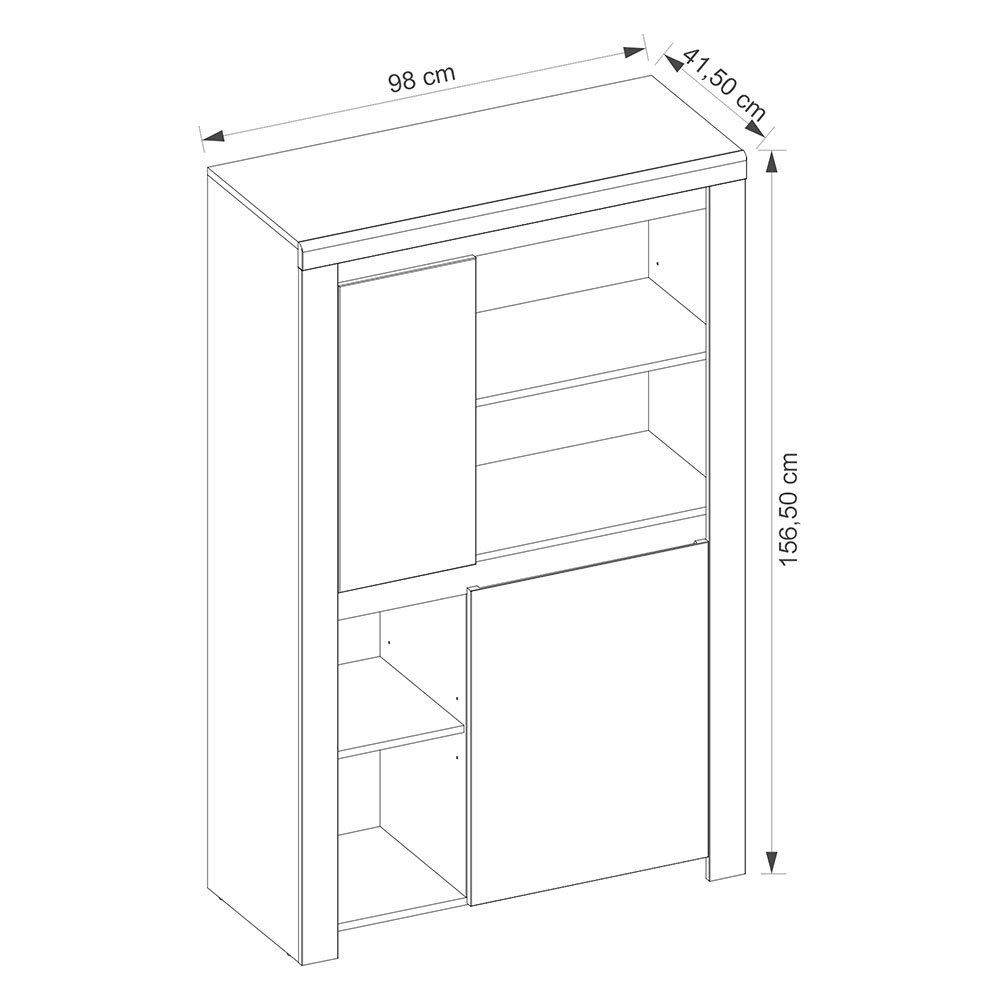 Lingo Regał Niski 2D
