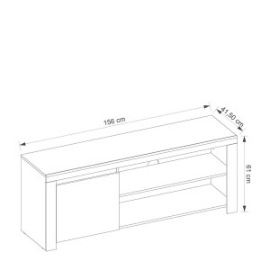 Lingo Szafka RTV 1d/160