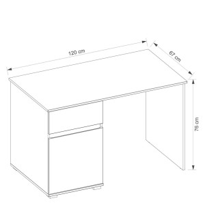 Lingo Biurko 1d1s/120