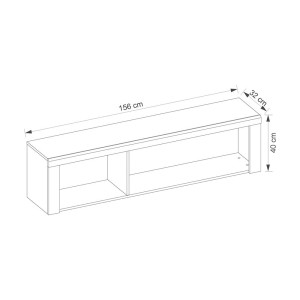 Lingo Regał Wiszący 160