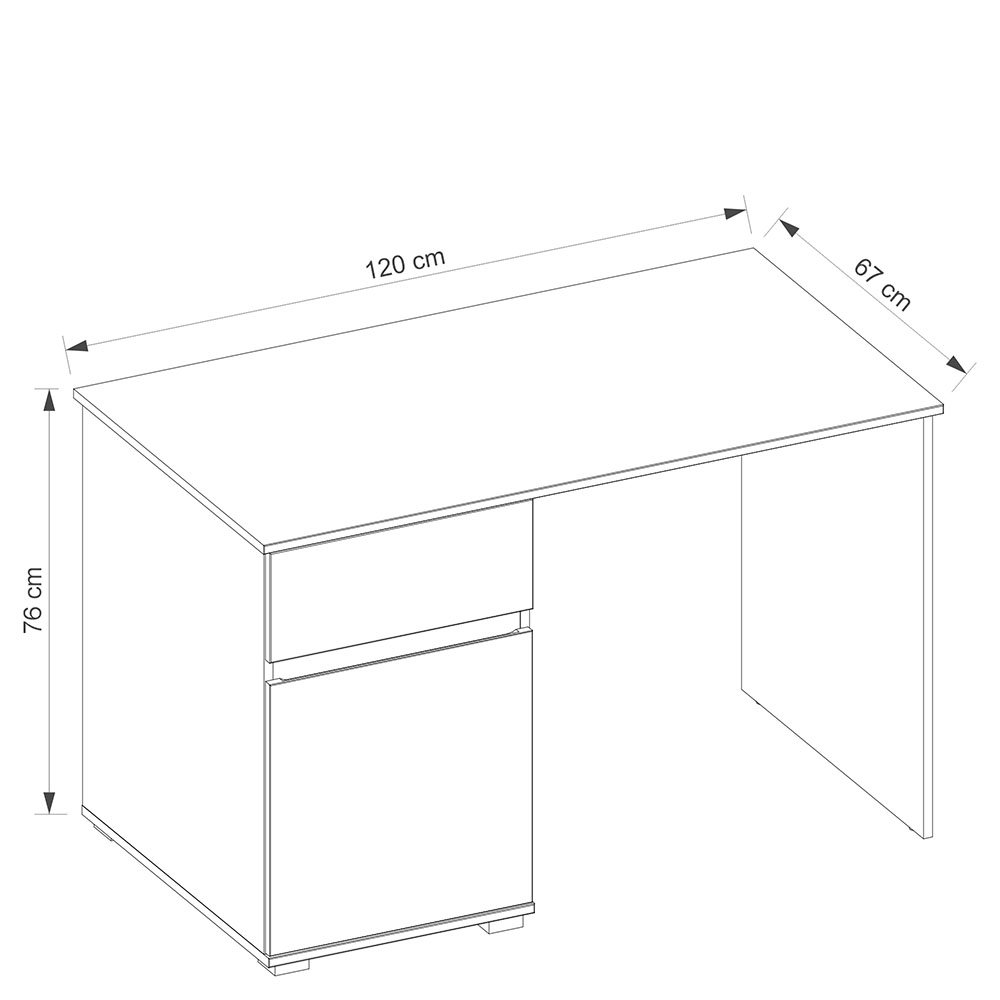 Vigo Biurko 1d1s/120