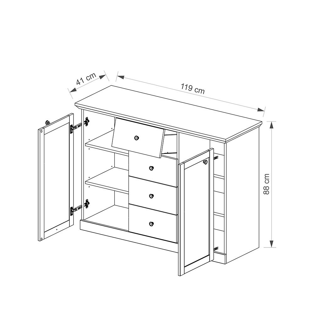 Brandson Komoda 2d4s