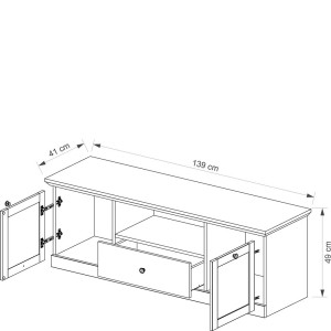 Brandson Szafka RTV 2d1s/140