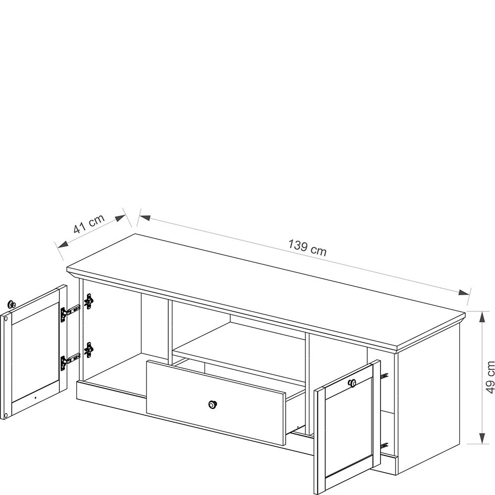 Brandson Szafka RTV 2d1s/140