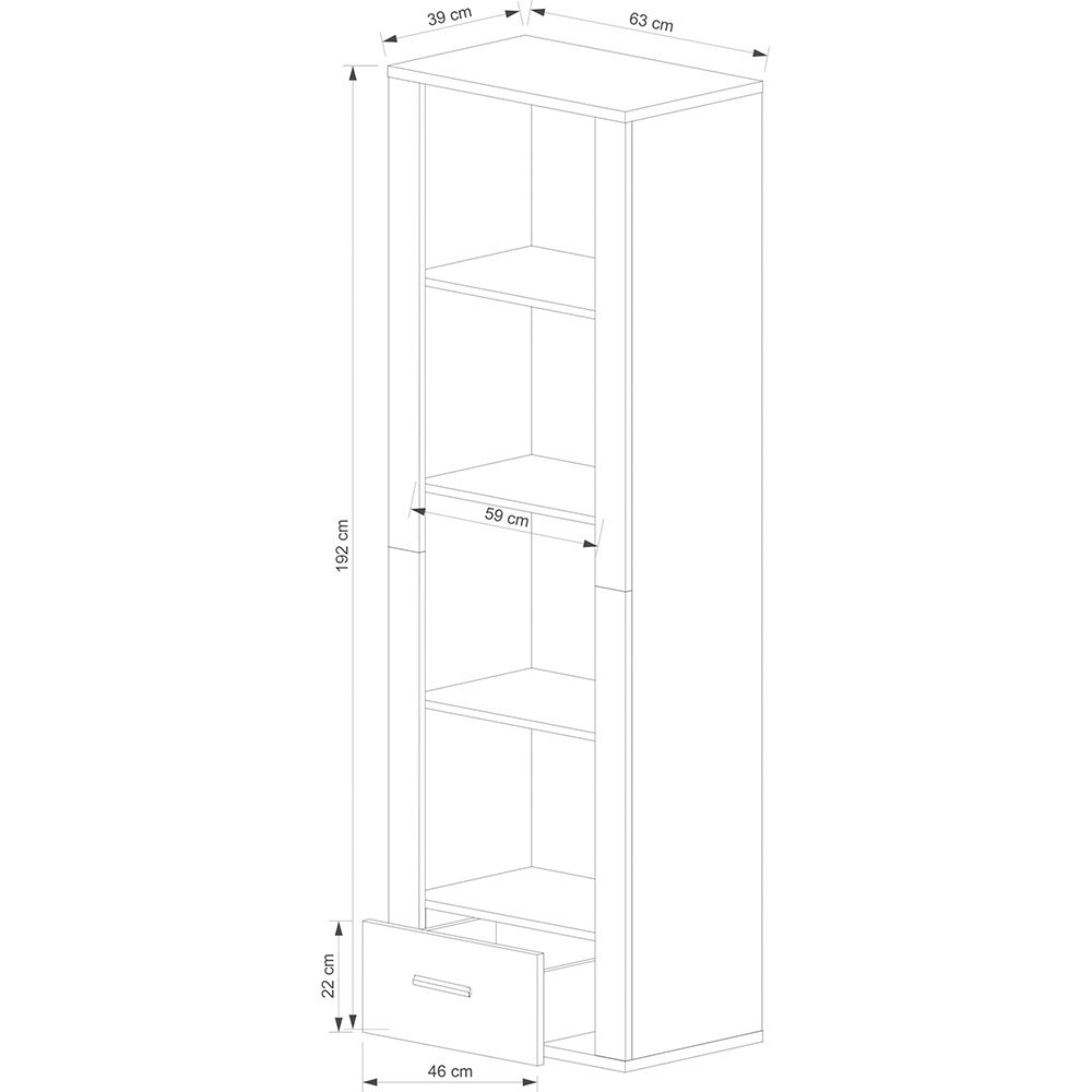 Gress Regał Otwarty 1s/60