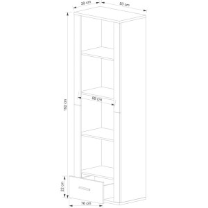 Gress Regał Otwarty 1s/90