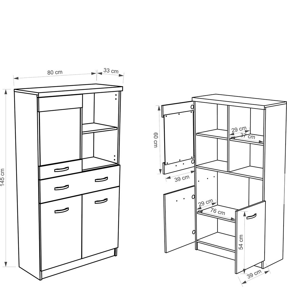 Top Mixi Witryna 2d1w1s/80