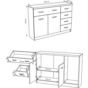 Top Mixi Komoda 2d5s