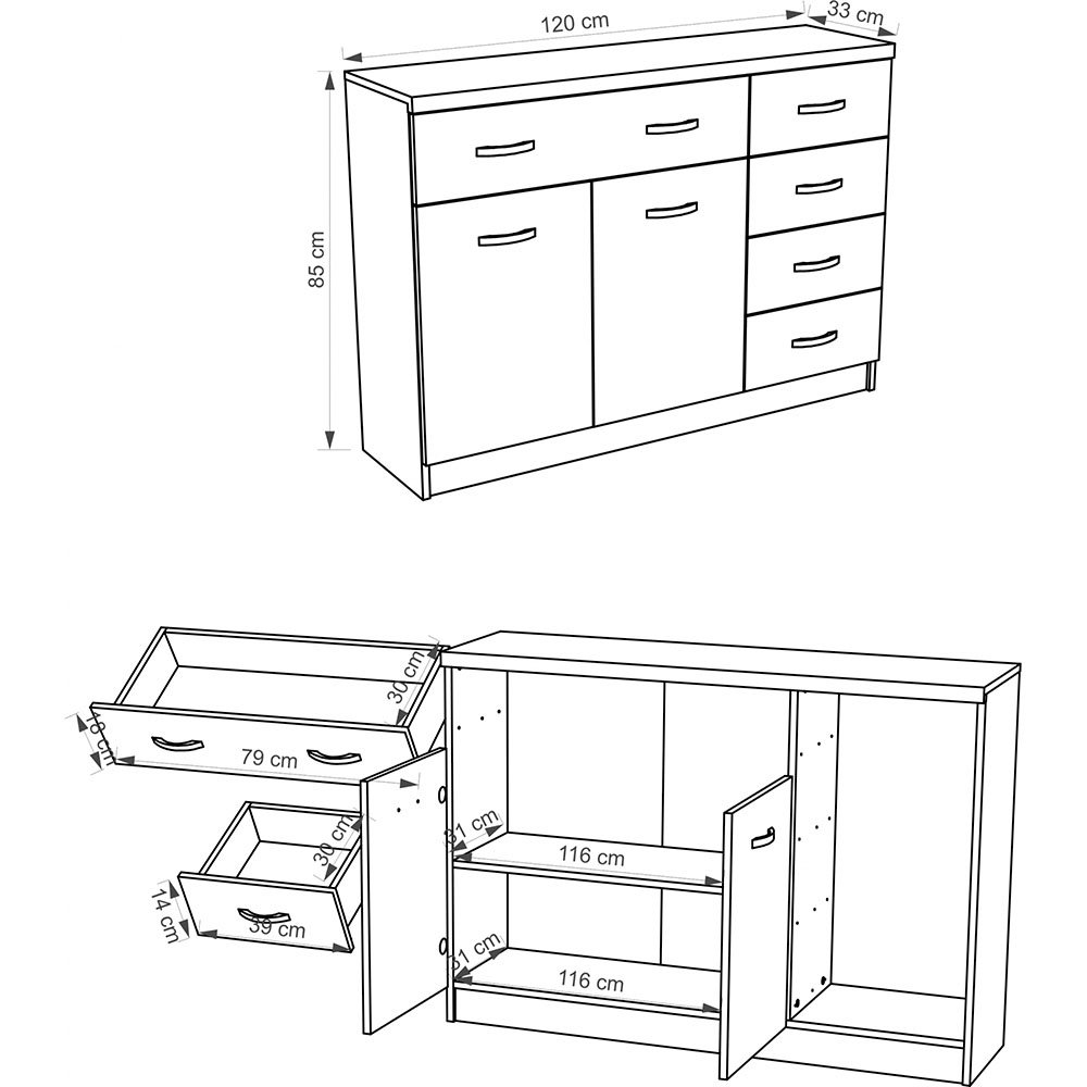 Top Mixi Komoda 2d5s