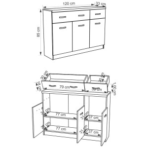 Top Mixi Komoda 3d2s