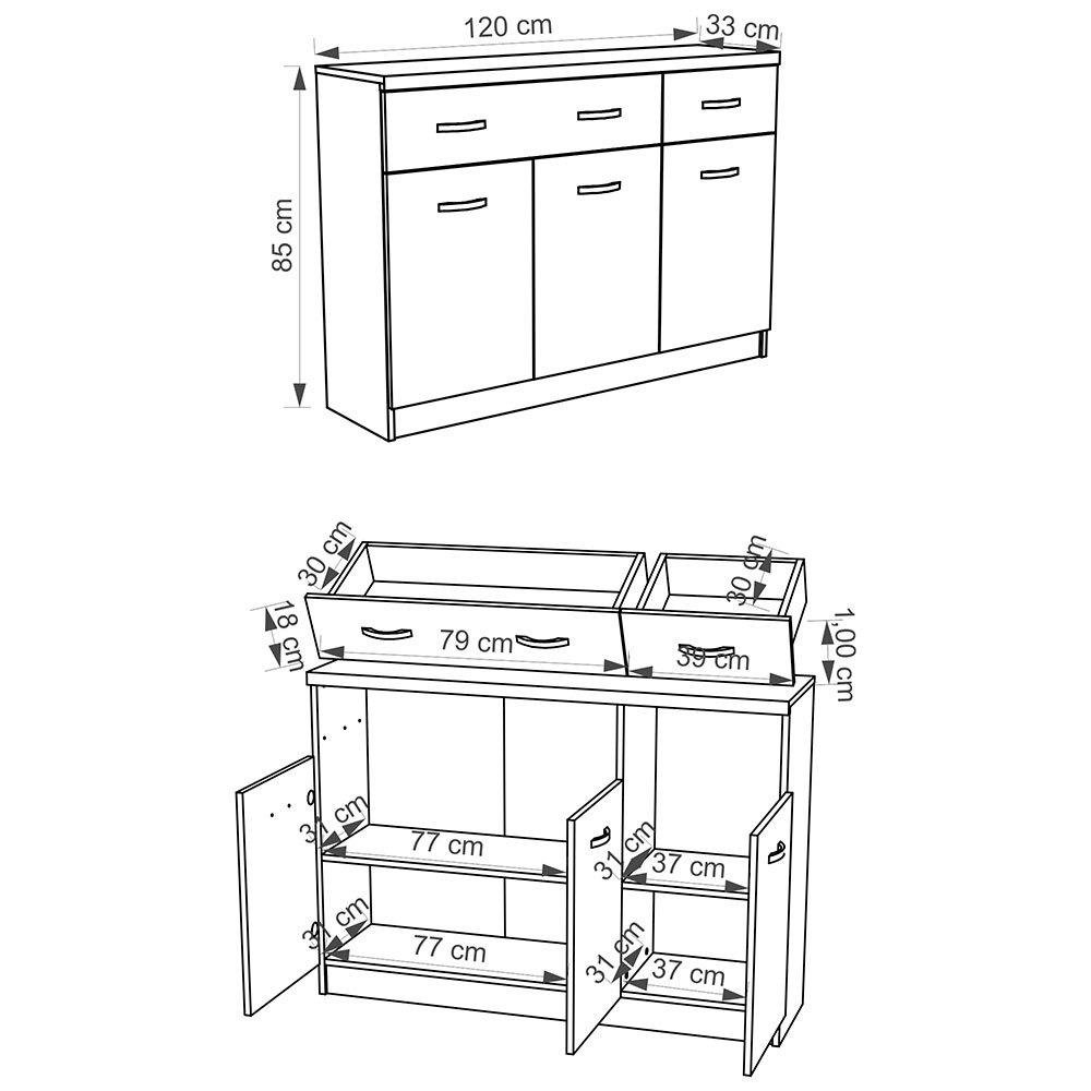 Top Mixi Komoda 3d2s