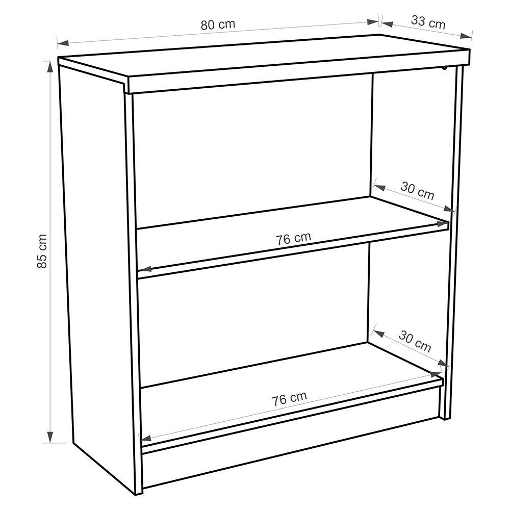 Top Mixi Regał Otwarty 80