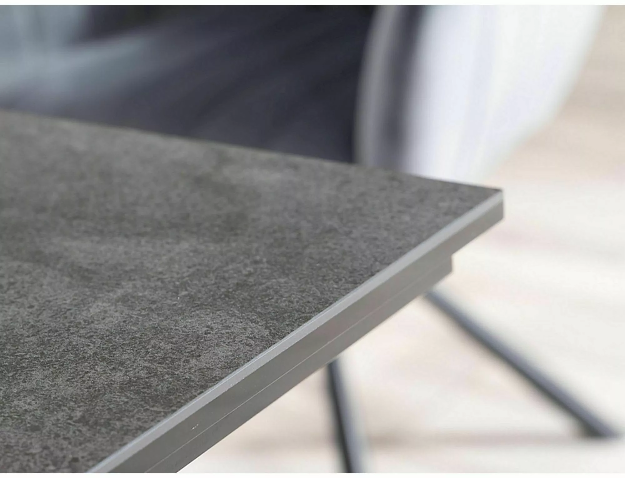 Stół salvadore czarny mat 160(240)x90