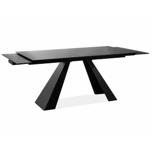 Stół salvadore czarny mat 160(240)x90
