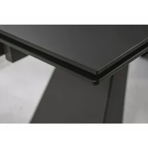 Stół salvadore czarny mat 160(240)x90