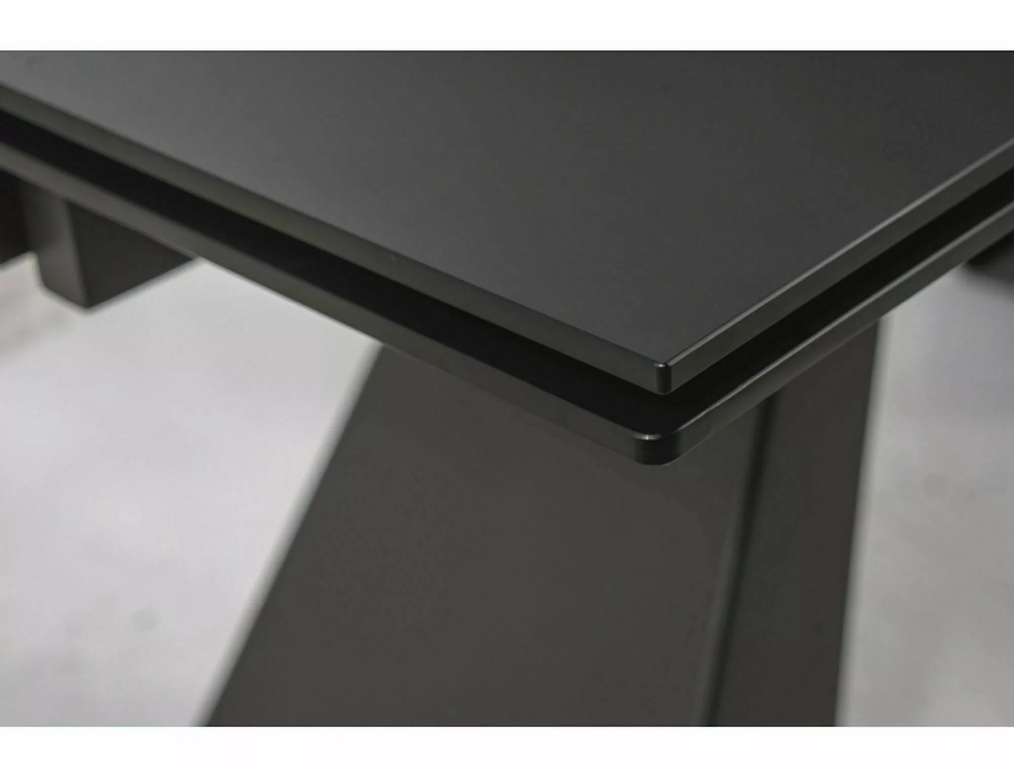 Stół salvadore czarny mat 160(240)x90
