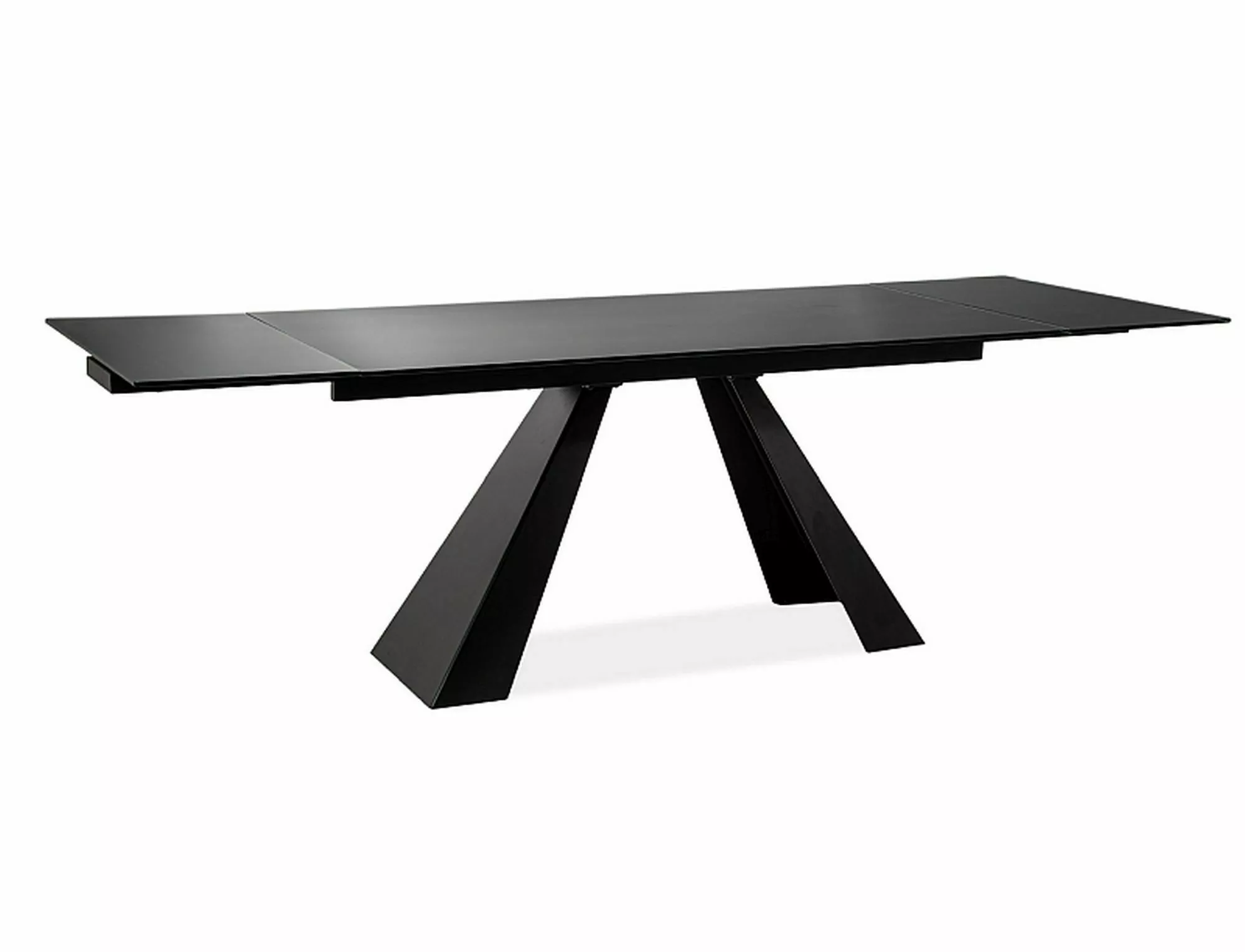 Stół salvadore czarny mat 160(240)x90