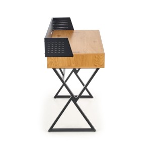 B43 biurko dąb złoty / czarny