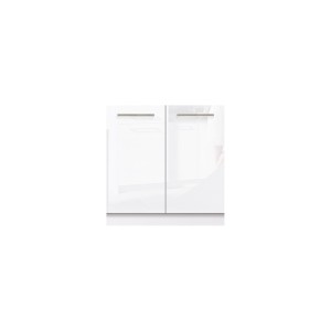 Szafka kuchenna Creativa 13D pod zlewozmywak Biały Połysk