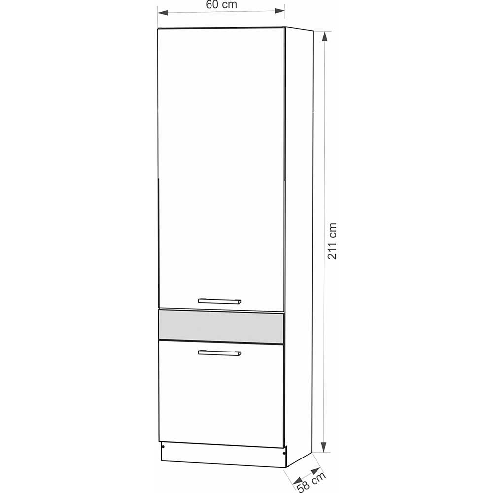 Szafka kuchenna Glamour 21D wysoka