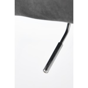 FRESCO fotel młodzieżowy popielaty velvet