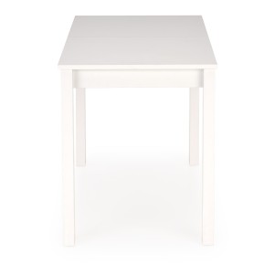 GINO stół rozkładany blat - biały, nogi - biały