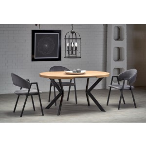 PERONI stół rozkładany dąb złoty - czarny