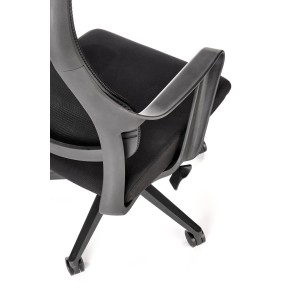 LORETO fotel obrotowy, czarny