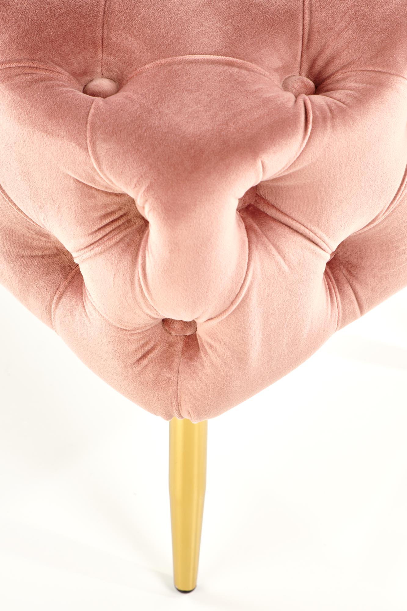 ATHENA ławka różowy / złoty