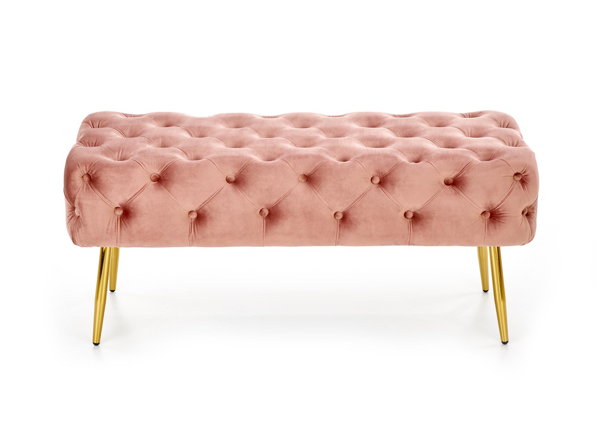 ATHENA ławka różowy / złoty