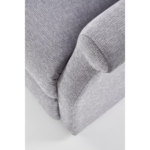 AGUSTIN M fotel rozkładany z funkcją masażu popielaty