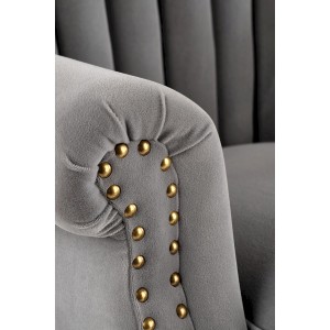 TITAN fotel popielaty