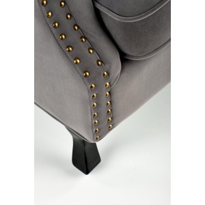 TITAN fotel popielaty