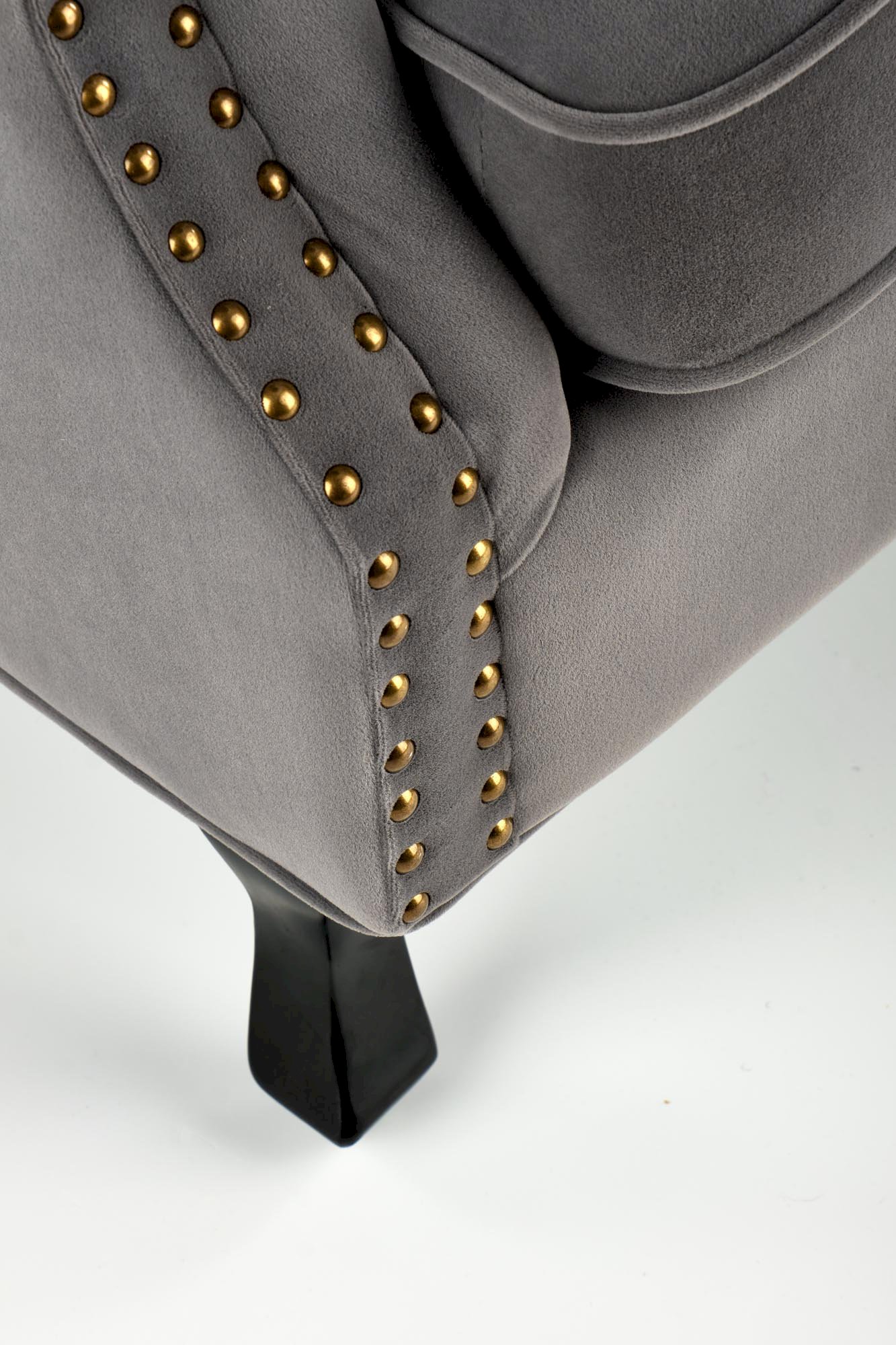 TITAN fotel popielaty