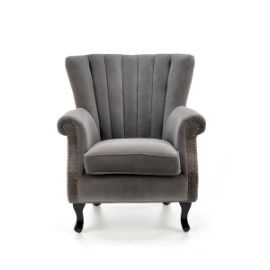 TITAN fotel popielaty