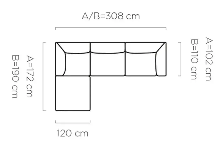 Narożnik Candelo Mini 70