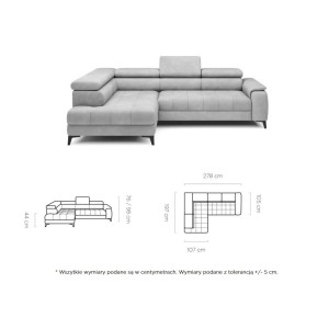 Narożnik Chivas z pojemnikiem